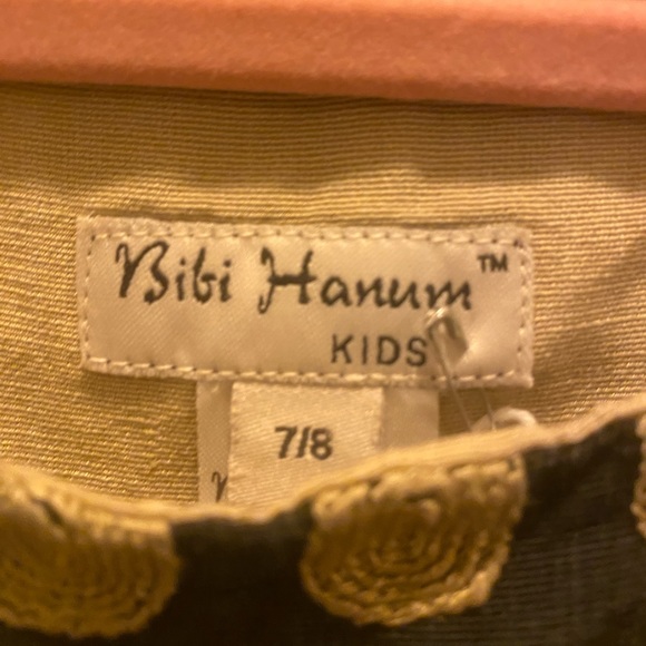 Bibi Hanum Kids One of a Kind Silk Shift Top - Picture 3 of 6